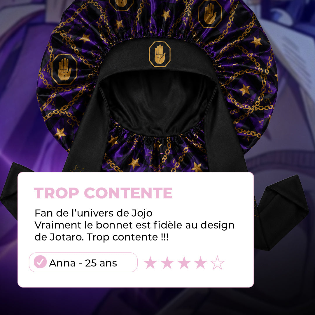 Star Platinium - Bonnet en Satin KORAÏ