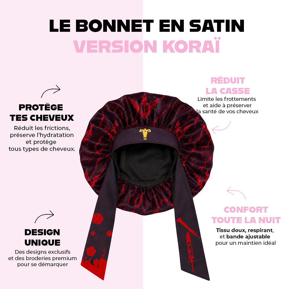 Union Dark - Bonnet en Satin KORAÏ