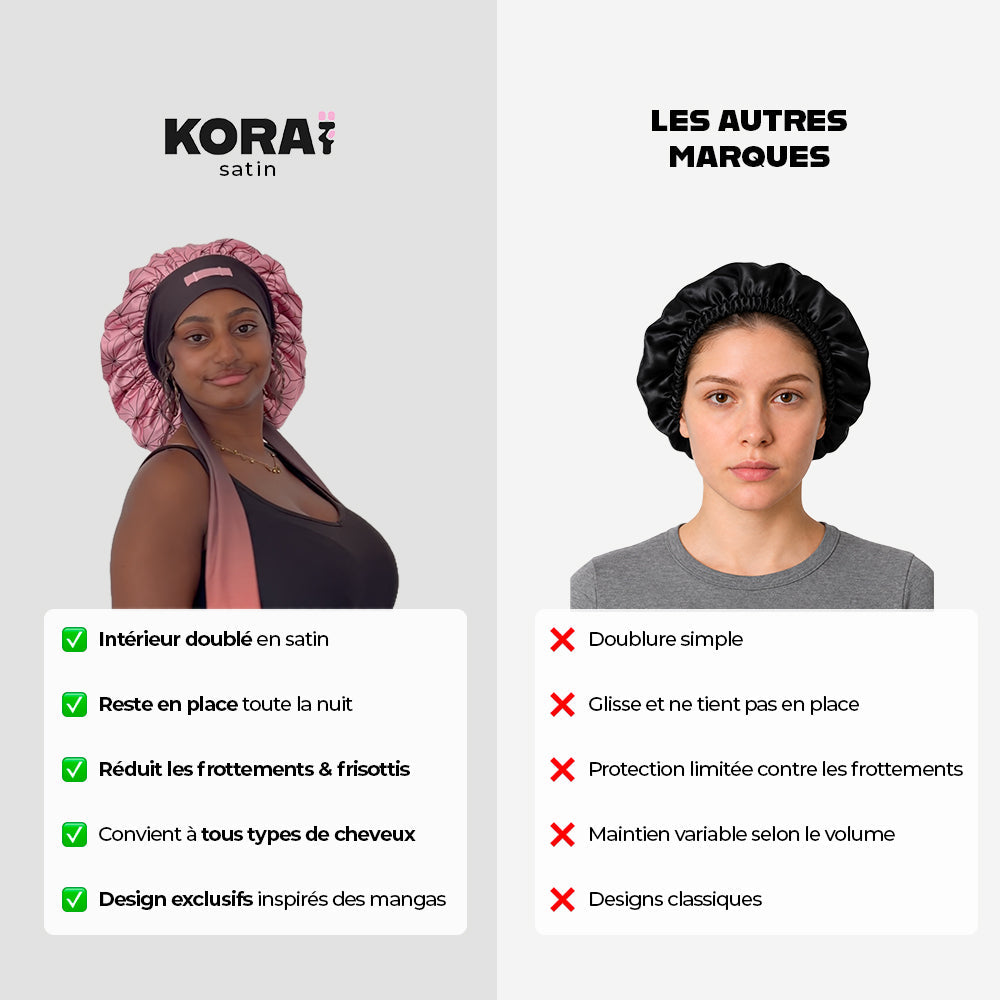 AKA VISION - BONNET EN SATIN KORAÏ